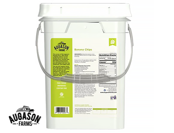 Augason Farms: Banana Chips Pail